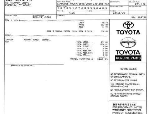 Used 2011 RAM 1500 Laramie w/ Protection Group image 14