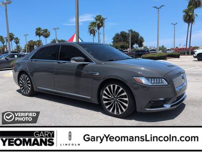 Certified 2019 Lincoln Continental Black Label