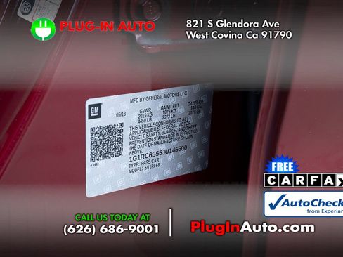 Used 2018 Chevrolet Volt LT image 8