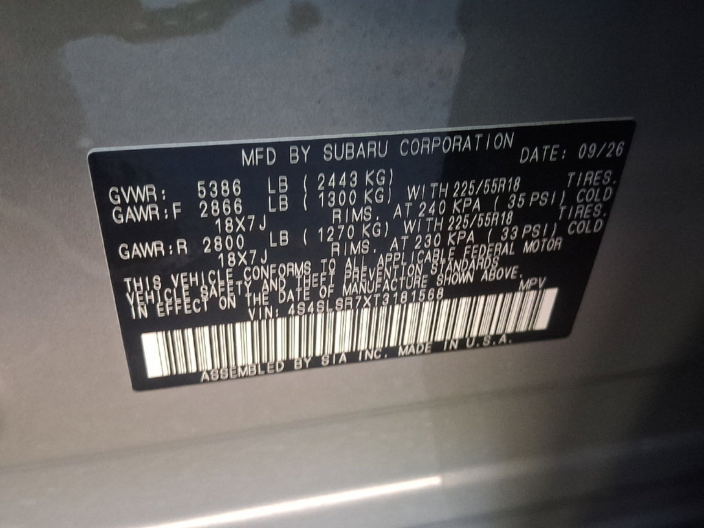 New 2026 Subaru Forester Touring AWD/4WD image 18