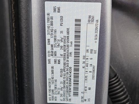 Used 2022 Ford F150 Tremor w/ Equipment Group 402A High image 37