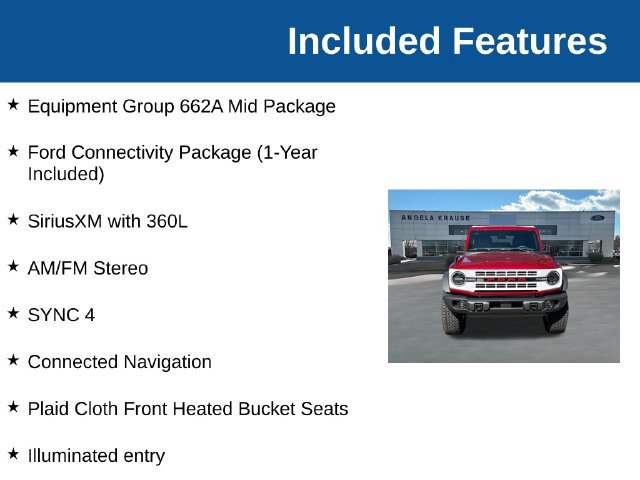 New 2026 Ford Bronco Heritage Edition AWD/4WD image 4