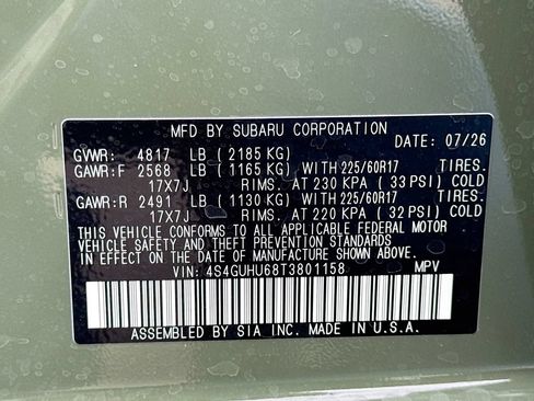 New 2026 Subaru Crosstrek 2.5i Wilderness AWD/4WD image 41
