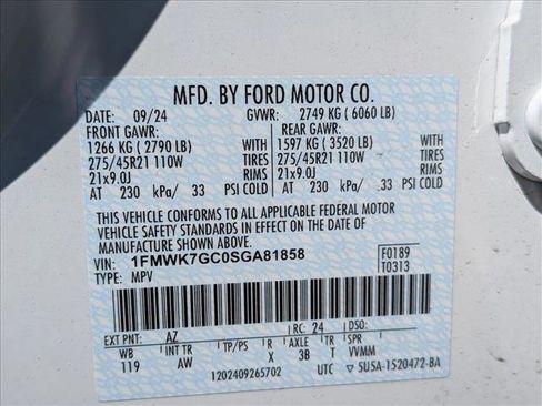 Certified 2025 Ford Explorer ST RWD image 20