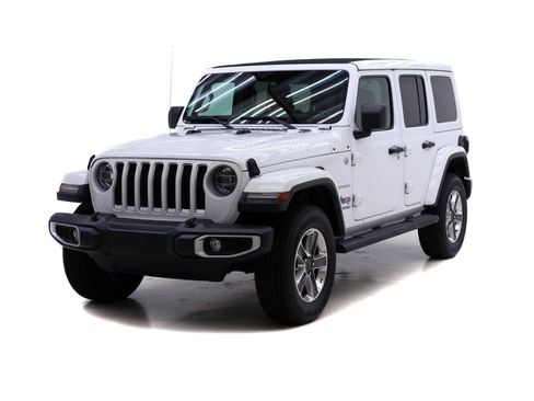 Used 2021 Jeep Wrangler Unlimited Sahara w/ LED Lighting Group AWD/4WD image 1