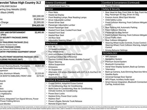 Used 2025 Chevrolet Tahoe High Country AWD/4WD image 33