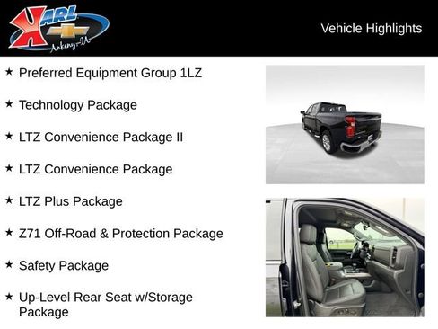 Used 2023 Chevrolet Silverado 1500 LTZ AWD/4WD image 2