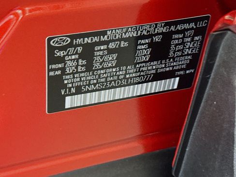 Used 2020 Hyundai Santa Fe SE FWD image 39