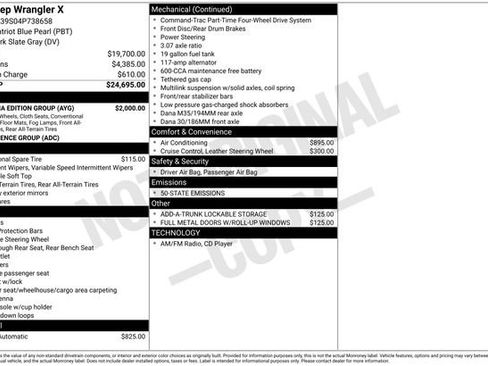 Used 2004 Jeep Wrangler X w/ Columbia Edition Group image 28