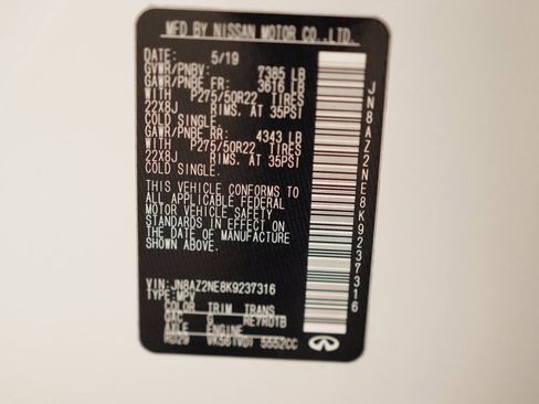 Used 2019 INFINITI QX80 Limited w/ All-Season Package image 51