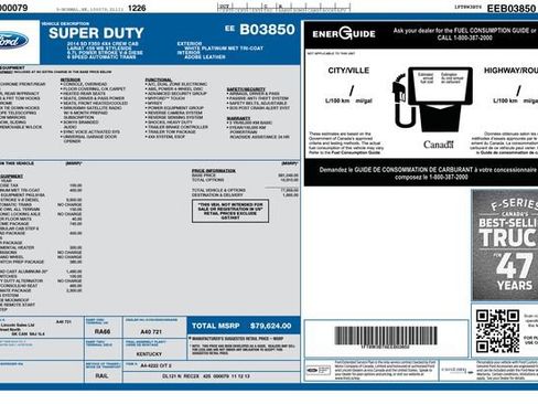 Used 2014 Ford F350 Lariat w/ Lariat Ultimate Package image 30