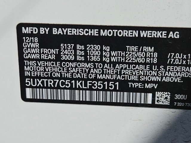 Used 2019 BMW X3 sDrive30i w/ Driving Assistance Package RWD image 16