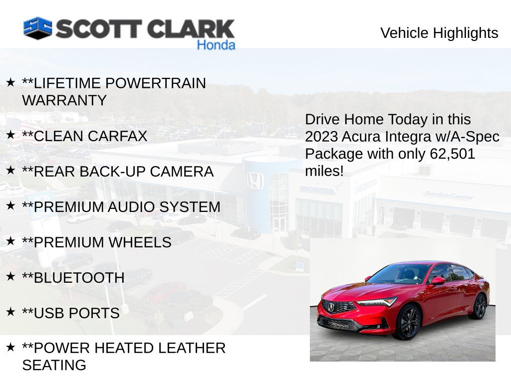 Used 2023 Acura Integra A-Spec FWD image 11
