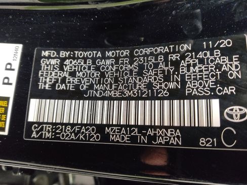 Used 2021 Toyota Corolla SE w/ SE Preferred Package image 33