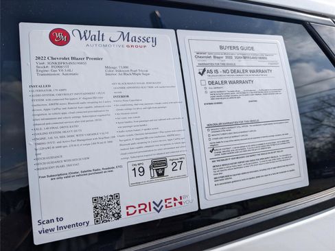 Used 2022 Chevrolet Blazer Premier image 29