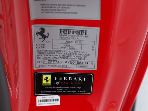 Certified 2014 Ferrari F12 Berlinetta RWD image 37