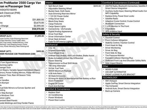 New 2026 RAM ProMaster 2500 w/ Safety Group image 39