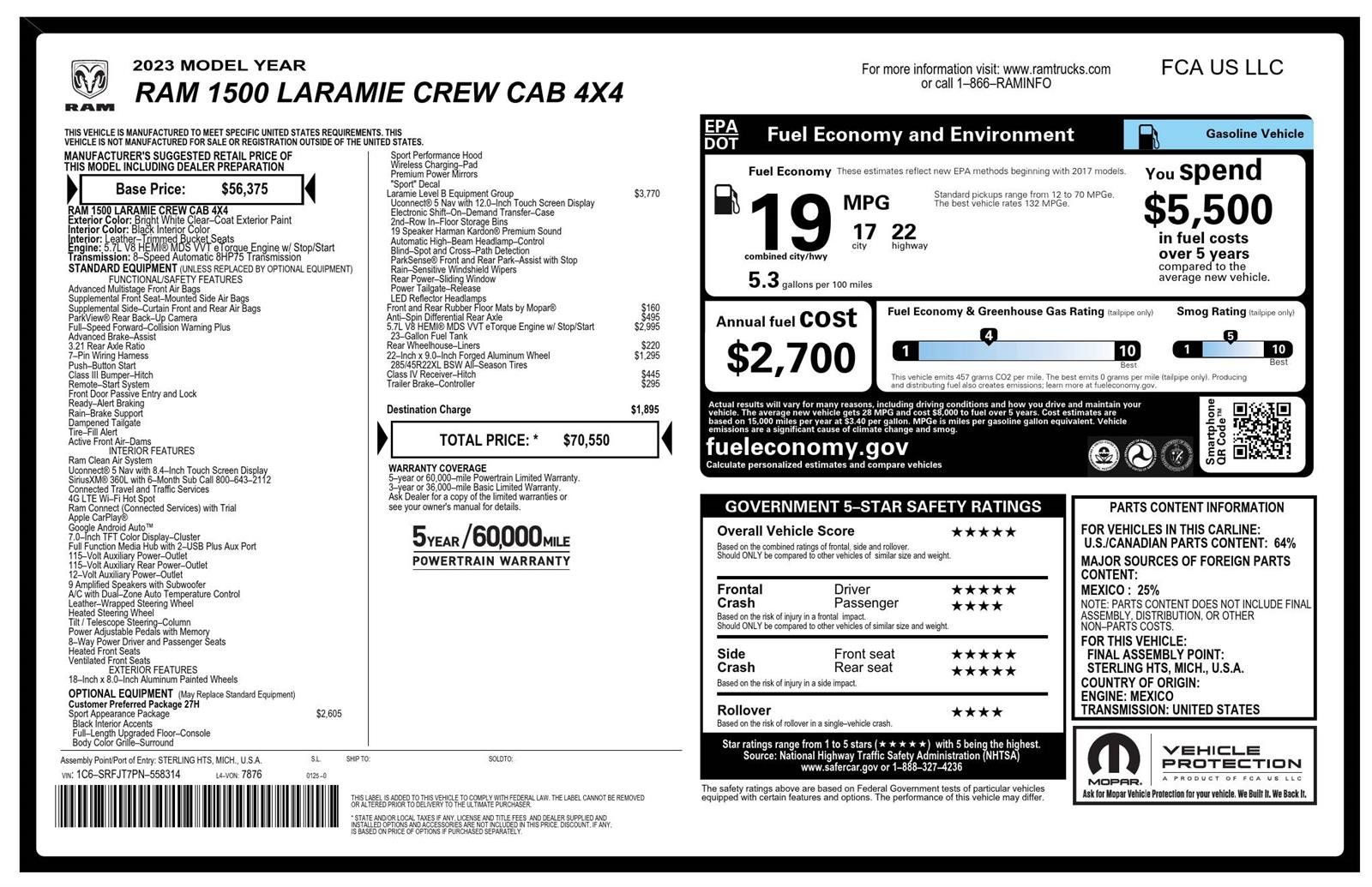 Used 2023 RAM 1500 Laramie AWD/4WD image 11