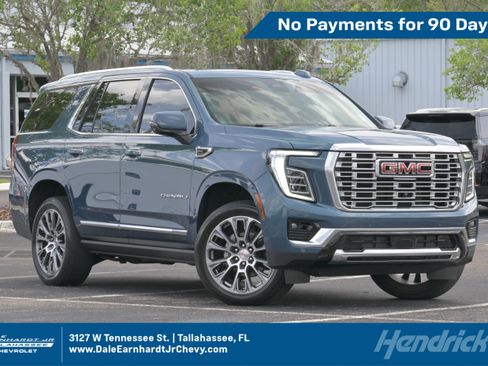 Used 2025 GMC Yukon Denali w/ Sun & Power Step Package RWD image 1