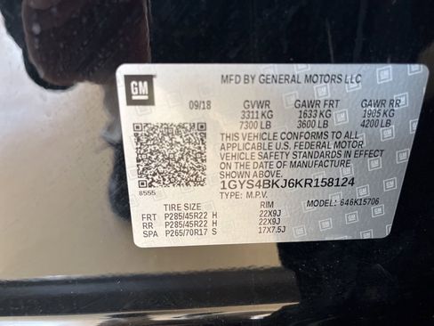 Used 2019 Cadillac Escalade Luxury AWD/4WD image 22
