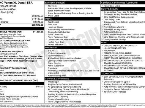 Used 2025 GMC Yukon XL Denali w/ Denali Reserve Package image 1