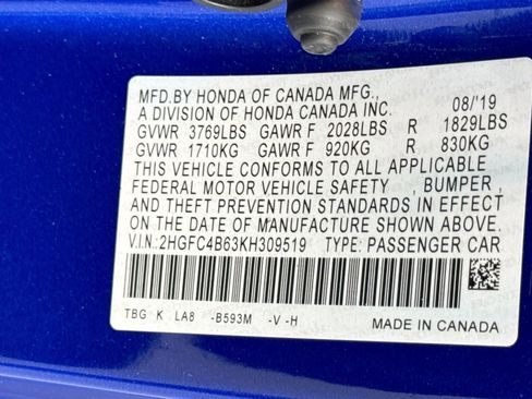 Used 2019 Honda Civic LX image 28