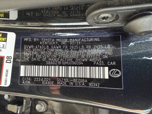 Used 2021 Lexus ES 350 w/ Premium Package image 25