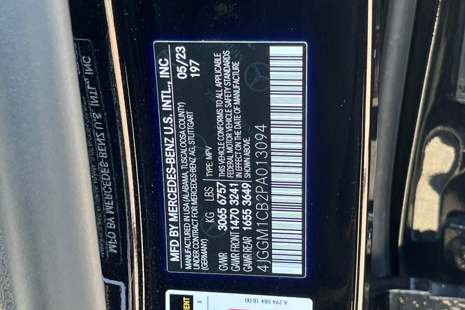 Certified 2023 Mercedes-Benz EQE 350+ 4MATIC SUV image 10
