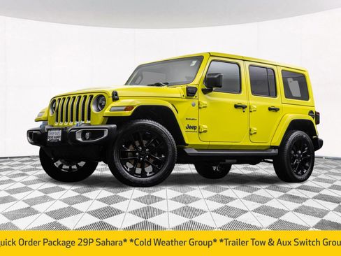Used 2023 Jeep Wrangler Unlimited Sahara w/ Cold Weather Group image 2