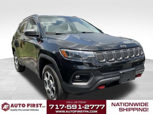 Used 2022 Jeep Compass Trailhawk w/ Trailhawk Elite Group AWD/4WD image 1