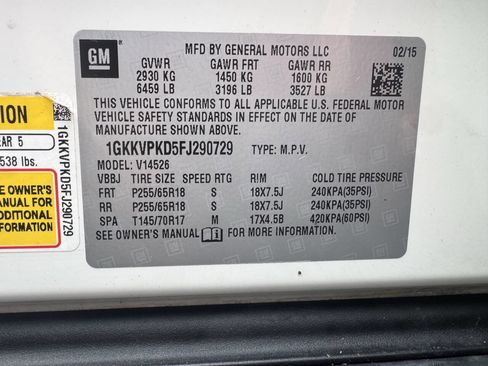 Used 2015 GMC Acadia SLE AWD/4WD image 19