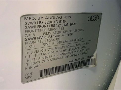 Certified 2024 Audi Q3 2.0T Premium image 34