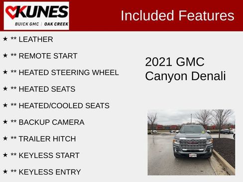 Used 2021 GMC Canyon Denali image 2