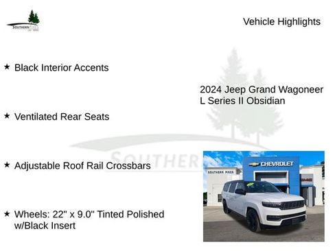 Used 2024 Jeep Grand Wagoneer L Series II w/ Quick Order Packagew 28T image 35