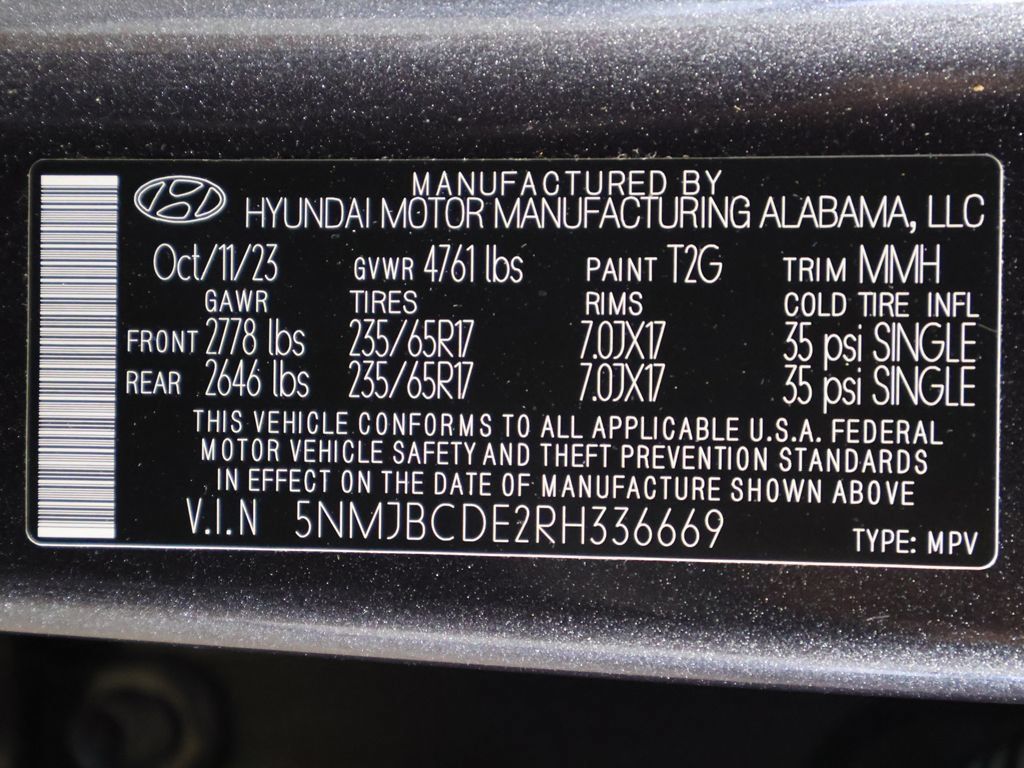 Certified 2024 Hyundai Tucson SEL AWD/4WD image 42