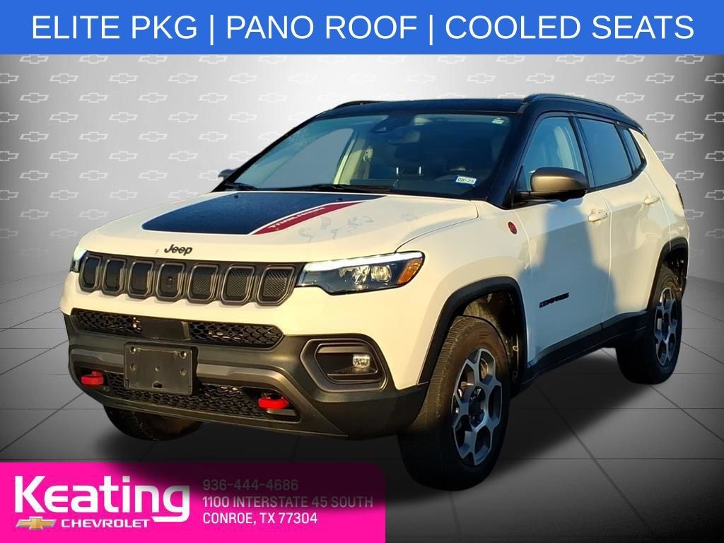 Used 2022 Jeep Compass Trailhawk w/ Trailhawk Elite Group AWD/4WD image 2