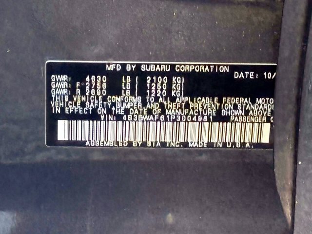 Used 2023 Subaru Legacy Premium AWD/4WD image 19