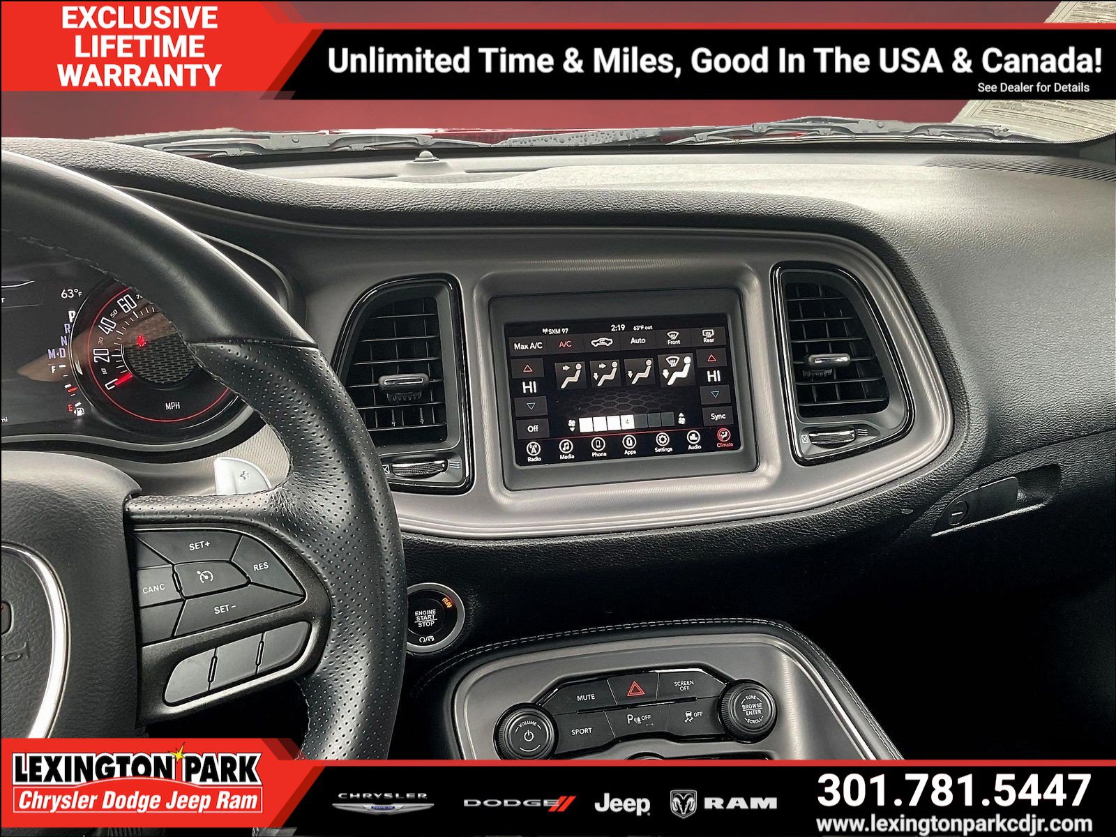 Used 2023 Dodge Challenger R/T w/ Blacktop Package RWD image 9