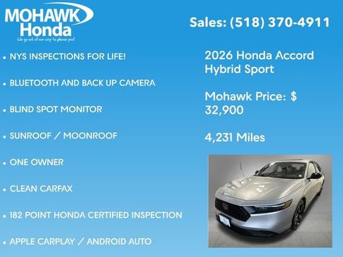 Certified 2026 Honda Accord Sport image 8