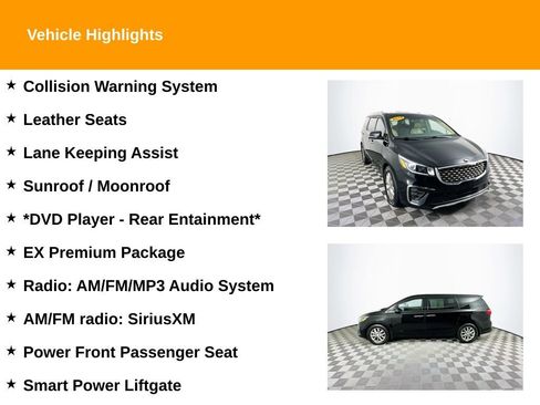 Used 2019 Kia Sedona EX w/ EX Premium Package image 2
