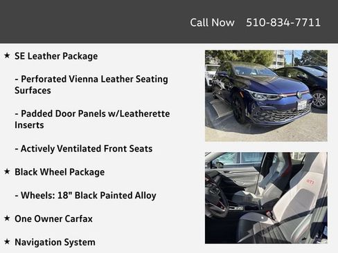 Used 2023 Volkswagen GTI SE w/ SE Leather Package FWD image 4
