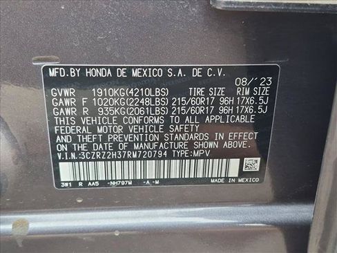 Certified 2024 Honda HR-V LX image 24