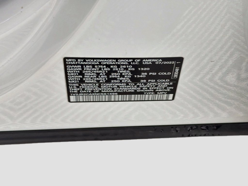 Used 2022 Volkswagen Atlas SE FWD image 33