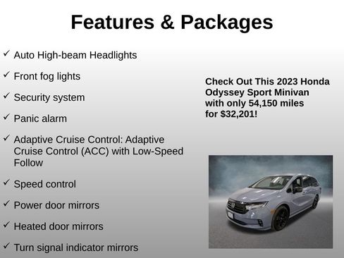 Certified 2023 Honda Odyssey Sport image 24
