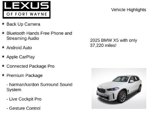 Used 2025 BMW X5 xDrive50e AWD/4WD image 8