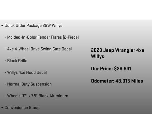 Used 2023 Jeep Wrangler Unlimited w/ Cold Weather Group AWD/4WD image 12