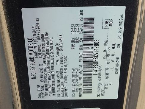 Used 2019 Ford Mustang Premium w/ Equipment Group 201A image 26