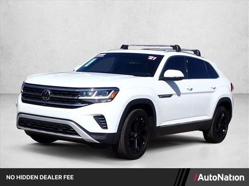 Used 2021 Volkswagen Atlas Cross Sport SEL Premium w/ Cross Sport MDO Package AWD/4WD image 1