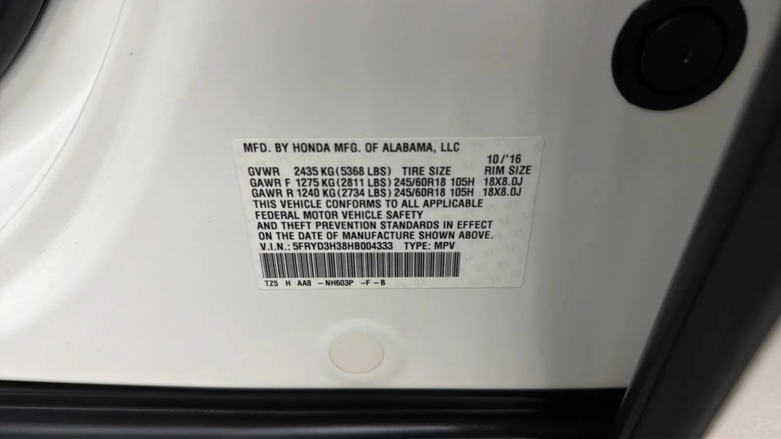 Used 2017 Acura MDX FWD image 28