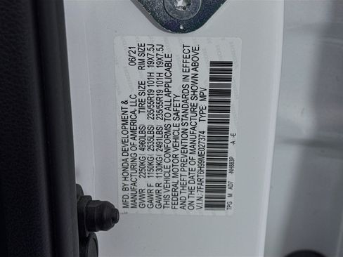 Certified 2021 Honda CR-V Touring image 33